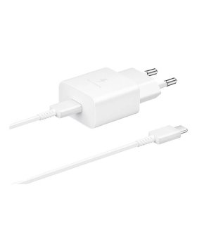 Carregador Samsung 15W + Cabo USB-C White