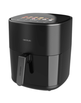 Fritadeira Cecotec Air Fryer Cecofry & Grill Duoheat 6500 6.5L 2200W Preto