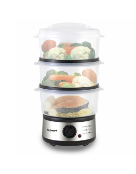 Cozedor a Vapor Elétrico Techwood 500W 7.5L Inox