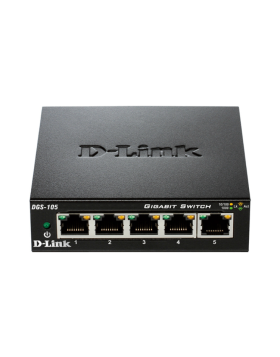 Switch D-Link 5 Portas Gigabit UnManaged Metal