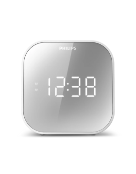Rádio Despertador Philips TAR4406 FM Prateado