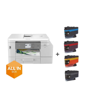 Impressora Multifunções Brother MFC-J4540DWXL Tinta Cores Wi-Fi + Tinteiros XL