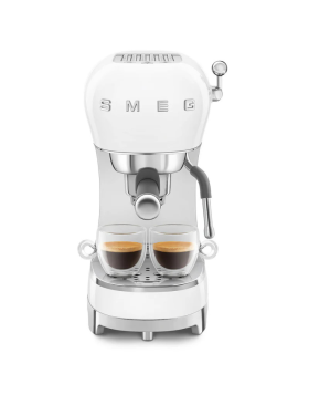 Máquina de Café Espresso Manual Smeg ECF02 Branco