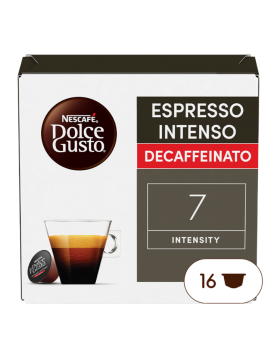 Café Nescafé Dolce Gusto Espresso Intenso Descafeinado 16 Cápsulas