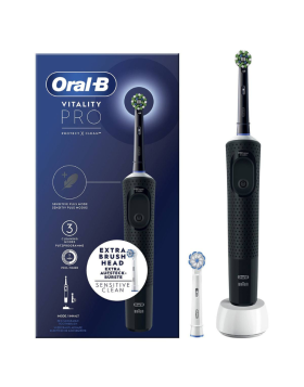 Escova de Dentes Elétrica Braun Vitality Pro Preto