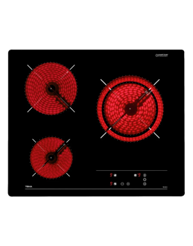 Placa Vitrocerâmica Teka TB6310 60cm 3 Zonas 5100W