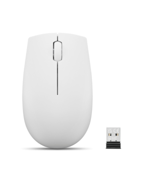 Rato Lenovo 300 Compact Wireless Branco