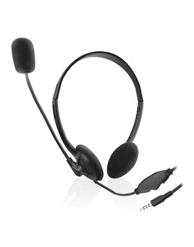 Headset Ewent EW3567 Jack 3.5mm Preto