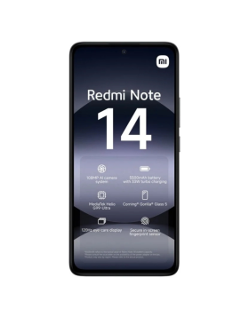 Smartphone Xiaomi Redmi Note 14 6GB/128GB Dual Sim Preto