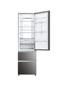 Frigorífico Combinado Haier HTW7620CNMP 414L Inox