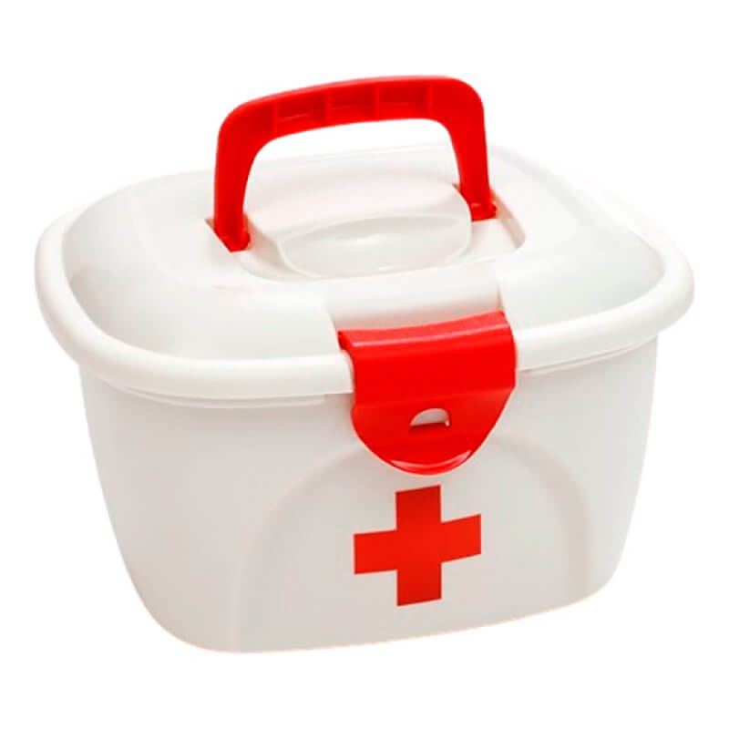 Mala Primeiros Socorros 5L Vazia Branca 