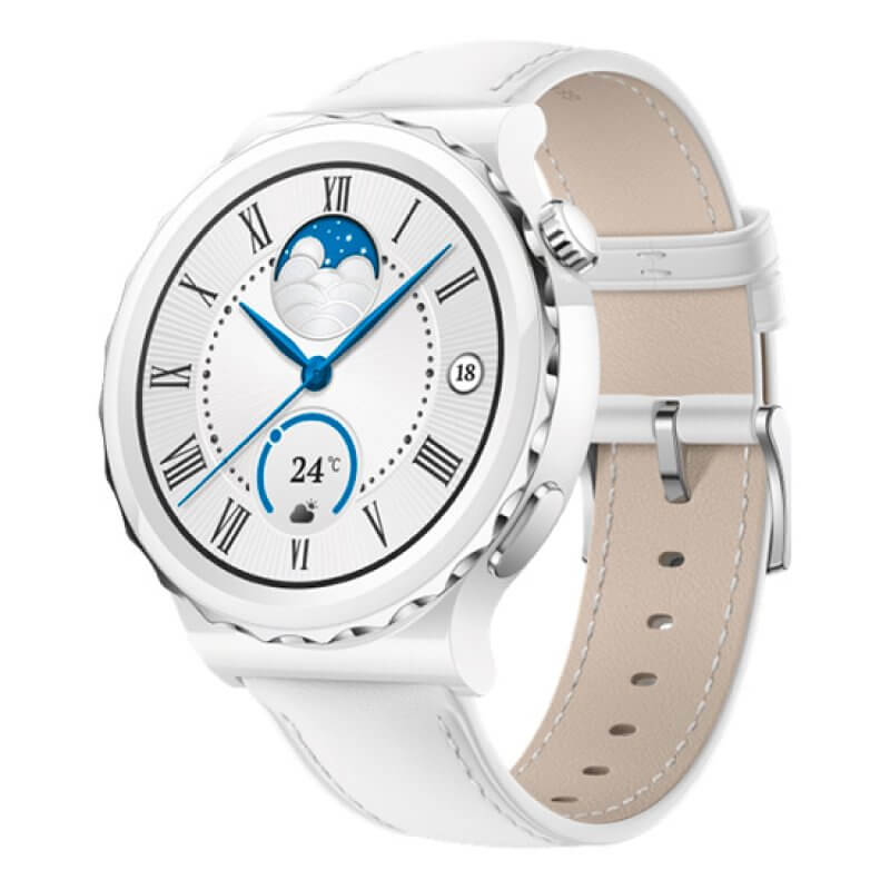 Smartwatch Huawei Watch GT 3 Pro 43mm Couro Branco