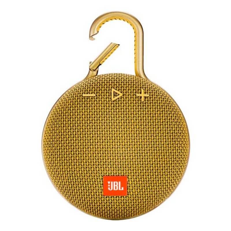Coluna Portátil JBL Clip 3 Bluetooth 3.3W Amarelo