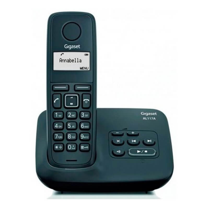 Telefone Sem Fios Siemens Gigaset AL117 Preto