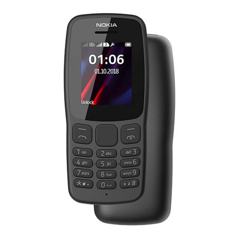 Telemóvel Nokia 106 Dual Sim Preto