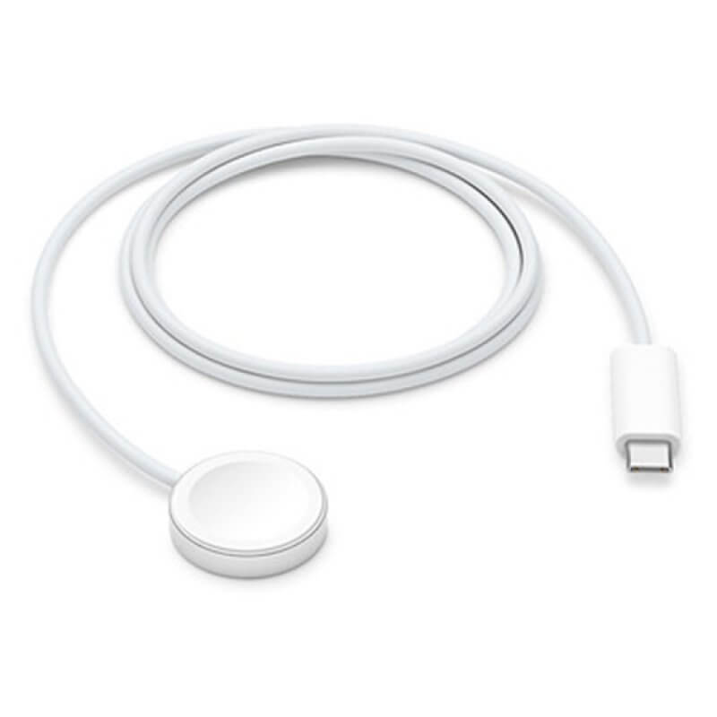 Carregador Magnético Compatível Apple Watch USB-C 1M Branco