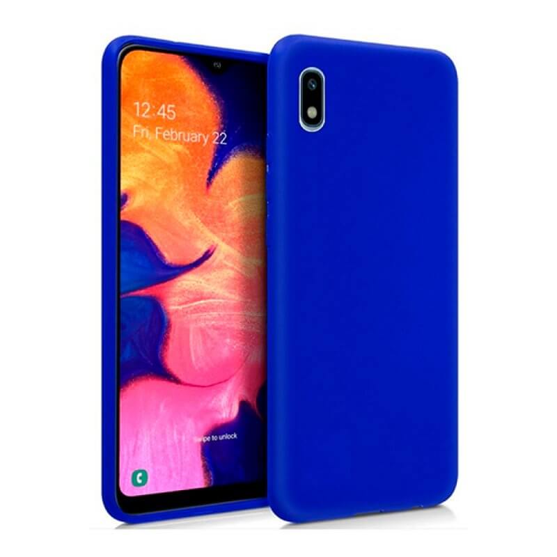Capa Silicone Samsung Galaxy A10 Azul