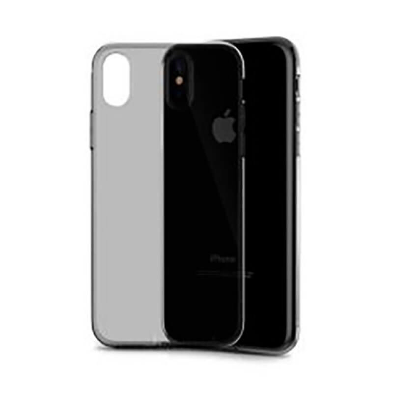 Capa Silicone DEVIA iPhone X | Xs Preto/Translúcido