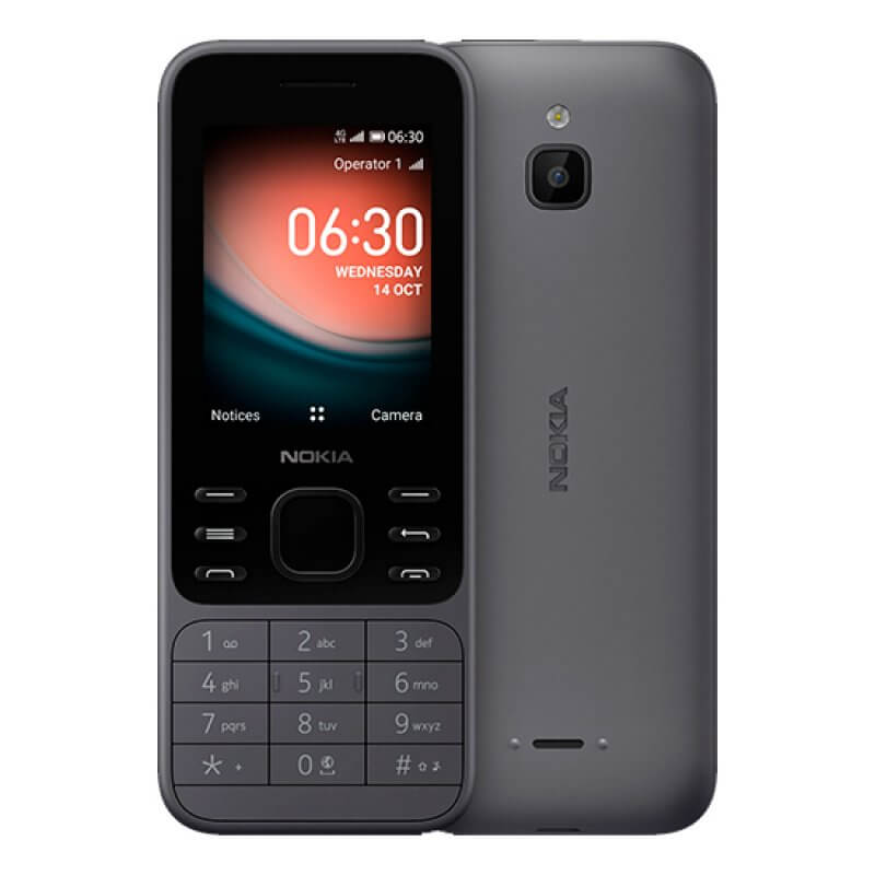 Telemóvel Nokia 6300 4G Dual Sim Light Charcoal