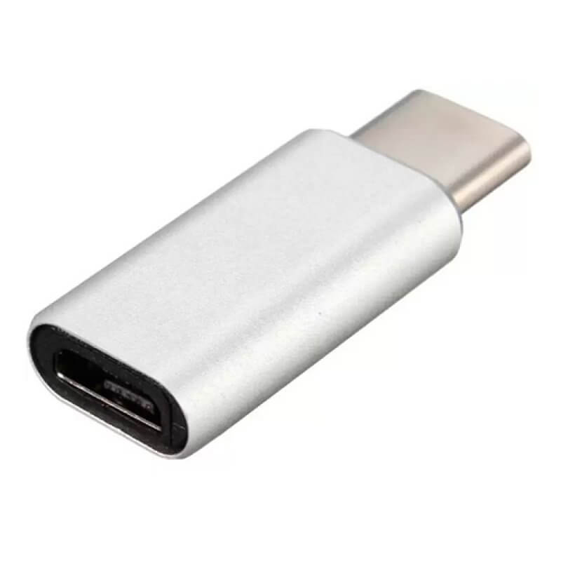 Adaptador Type-C Micro USB Silver