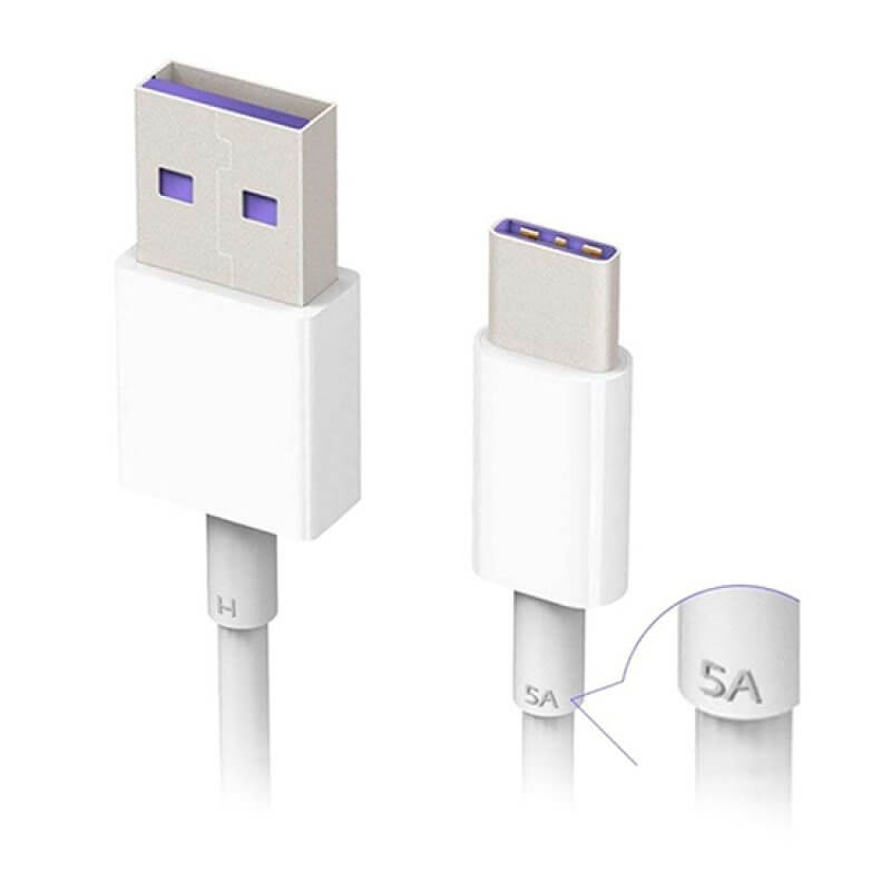 Cabo Huawei HL 1289 USB Type-C - Branco
