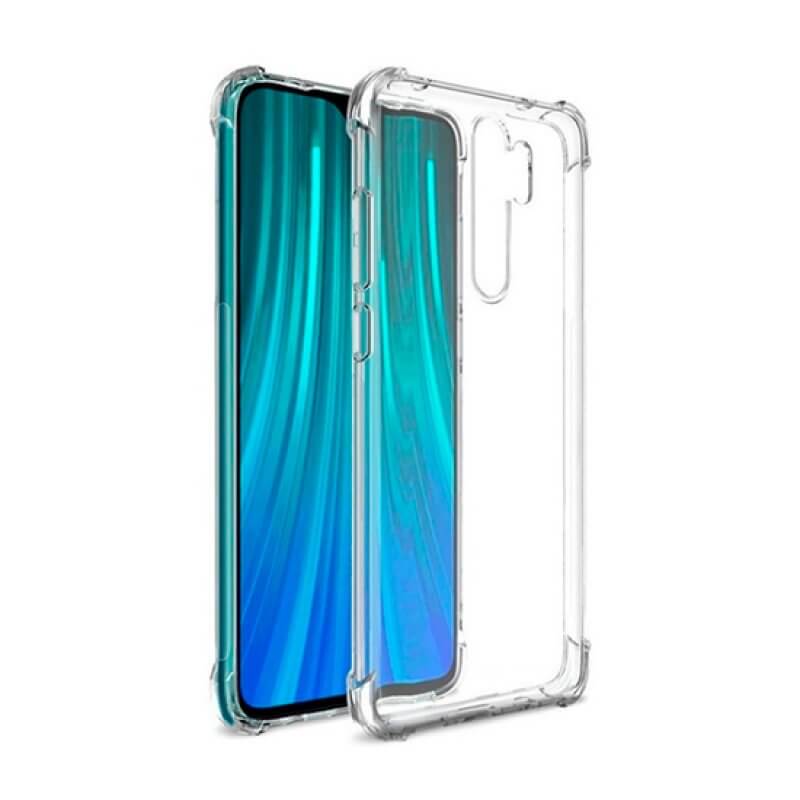 Capa Silicone Anti-Shock Xiaomi Note 8 Pro - Transparente