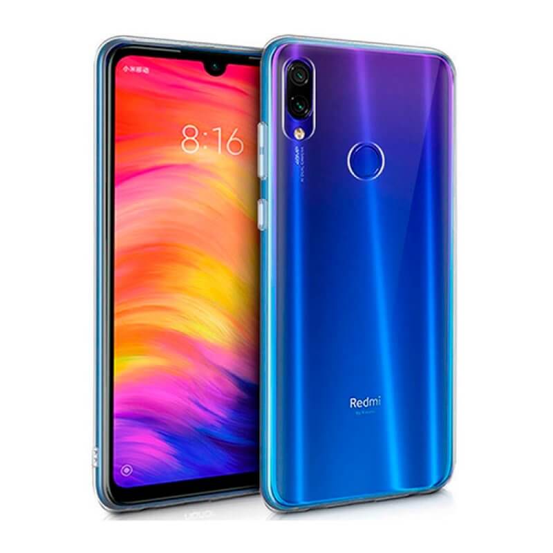 Capa de Silicone Xiaomi Redmi Note 7 - Transparente