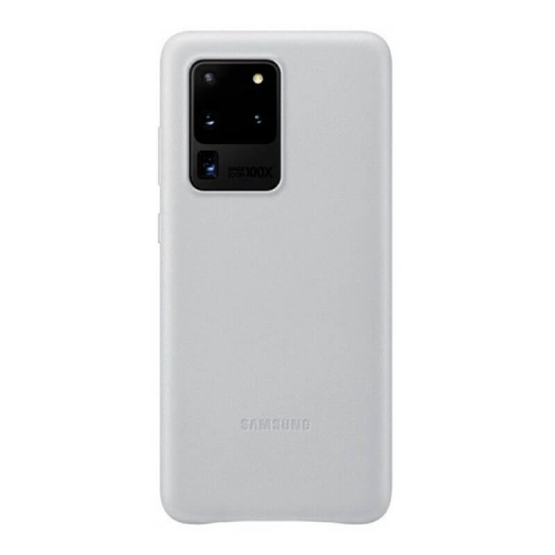 Capa Leather Samsung Galaxy S20 Ultra G988 Cinzento