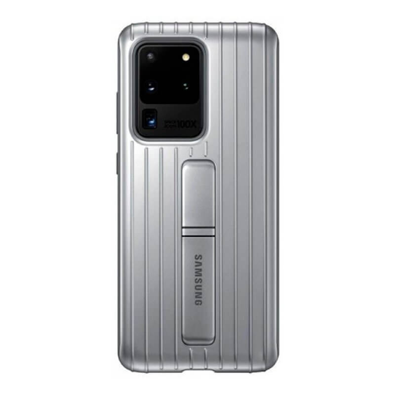 Capa Protective Standing Samsung Galaxy S20 Ultra G988 Silver
