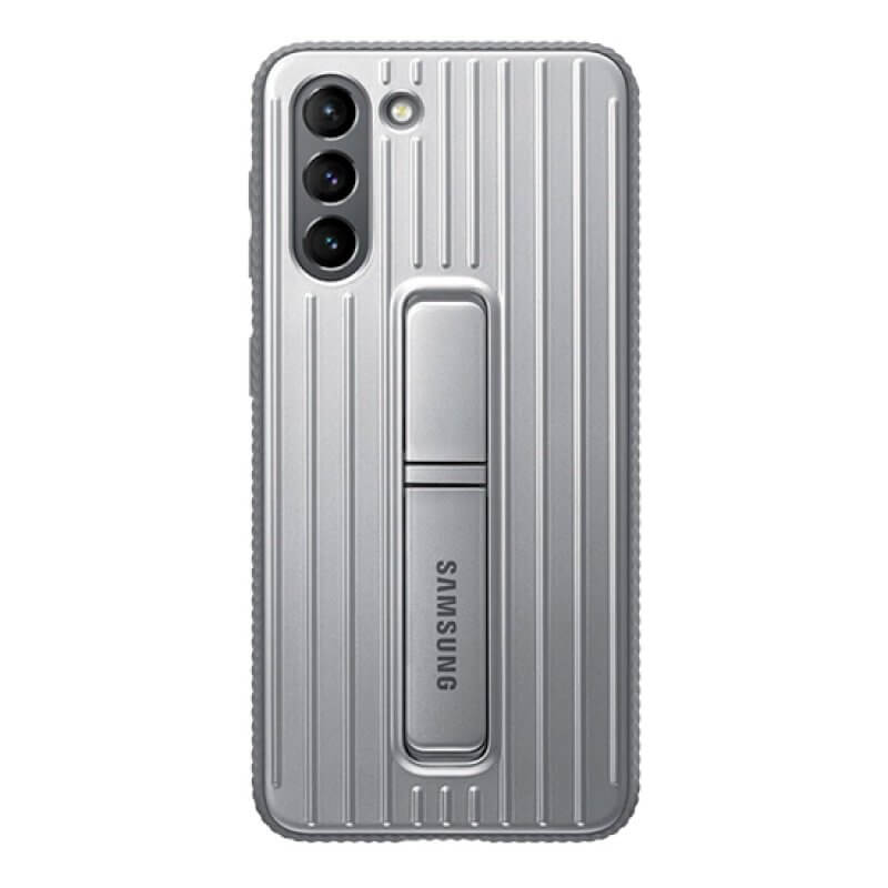 Capa Protective Standing Samsung Galaxy S21+ G996 Silver