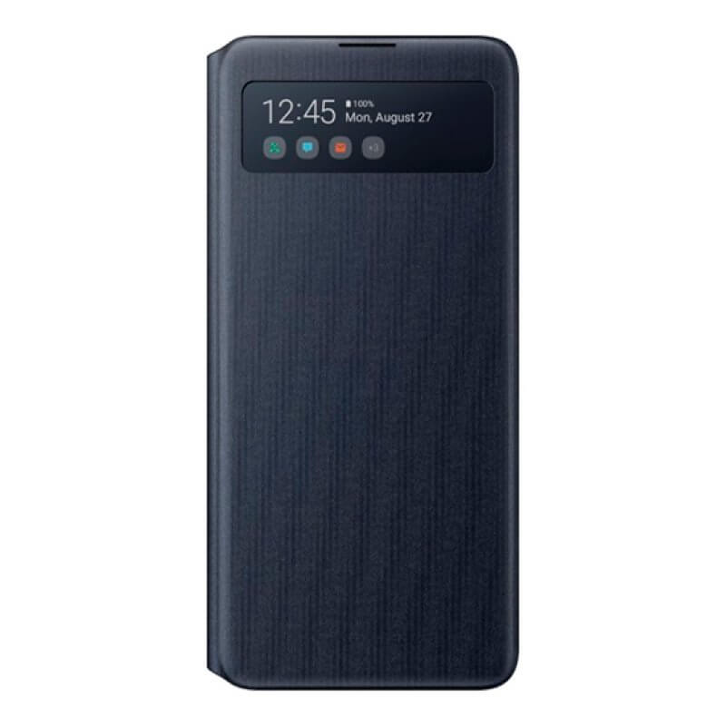 Capa S View Wallet Samsung Note 10 Lite - Preto