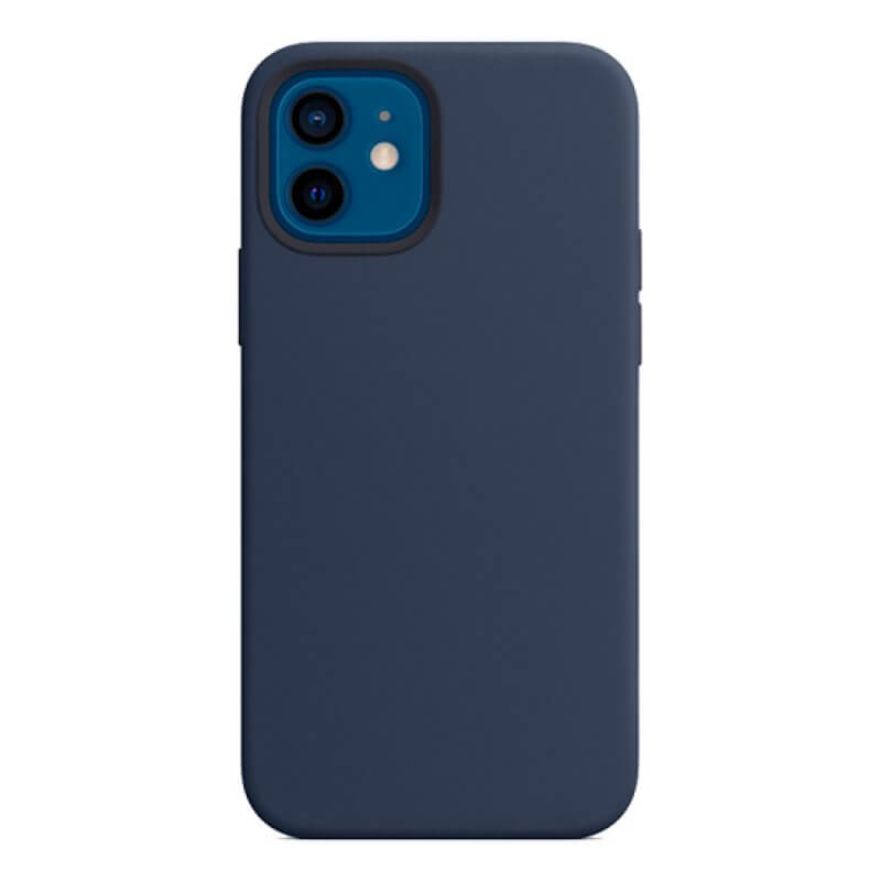 Capa Silicone Apple iPhone 12 Mini Azul Turquesa