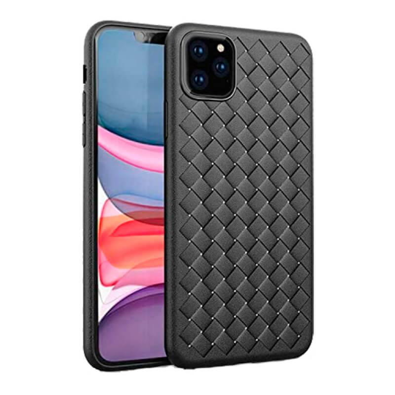 Capa Woven Pattern DEVIA iPhone 11 Pro Preto