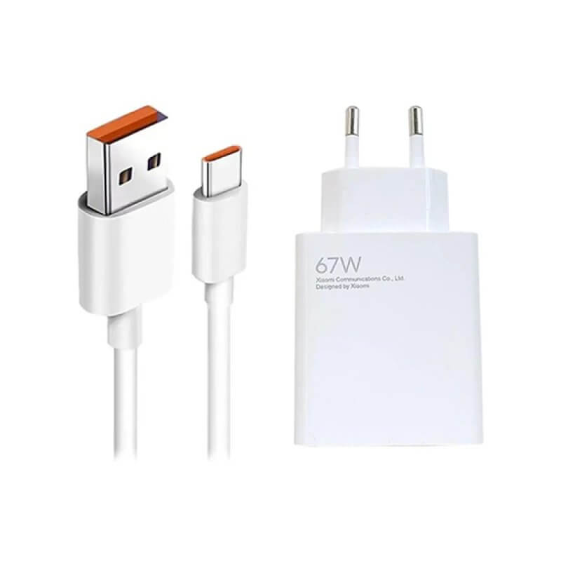 Carregador Xiaomi Charging Combo 67W USB c/ Cabo