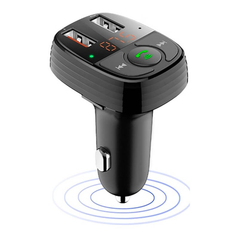 Transmissor DEVIA FM/Carregador de carro