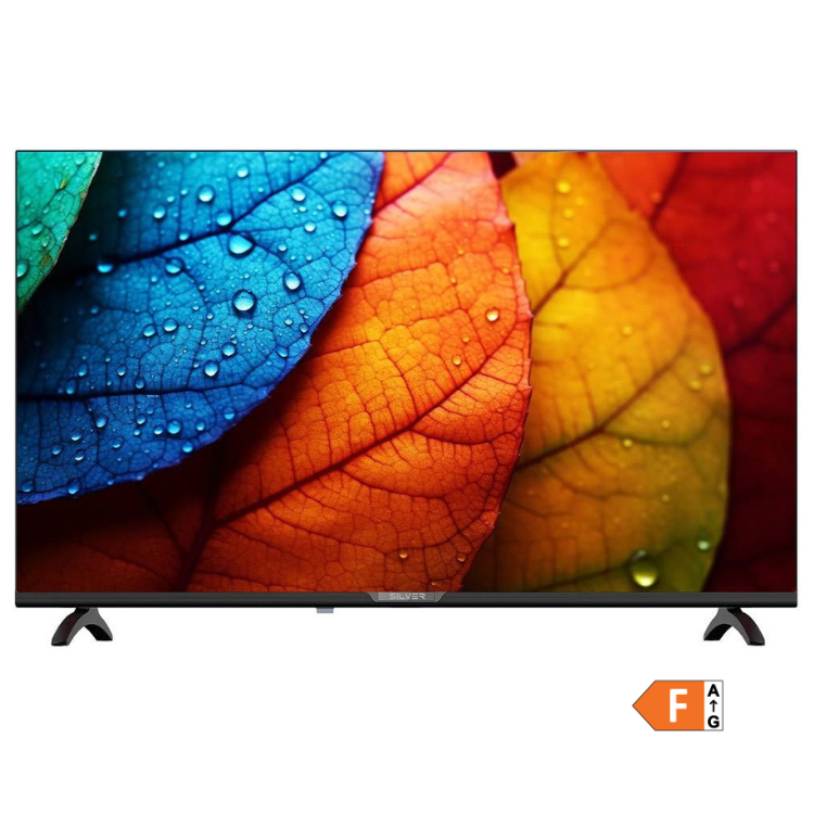 Televisão Silver Frameless Smart TV 4K LED FHD 55