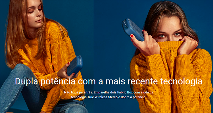  COLUNA BLUETOOTH ENERGY FABRIC BOX 1 POCKET