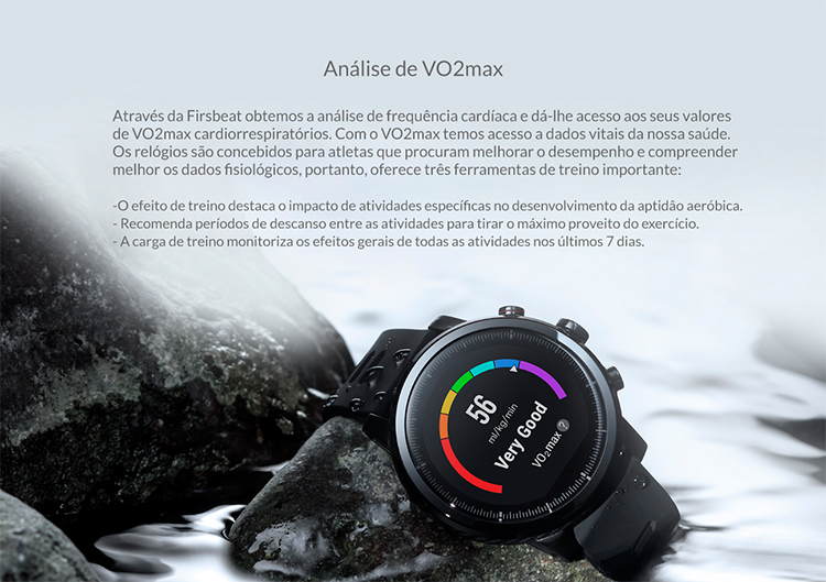 SmartWatch xiaomi Amazfit Stratos 2S - VO2max
