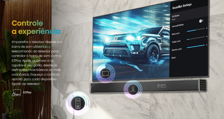 Televisão Hisense U7NQ